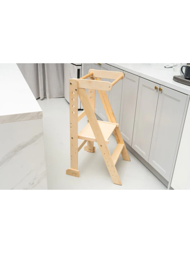 Extra Strong Montessori Learning tower, Learning Step Stool, Kitchen Helper Sturdy and Foldable