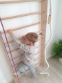 Wooden Swedish Ladder with Slider indoor playground Kittenfield K3200