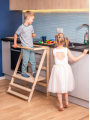 Double kitchen helper tower Twin kitchen helper stool