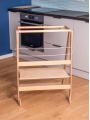 Double kitchen helper tower Twin kitchen helper stool