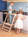 Double kitchen helper tower Twin kitchen helper stool