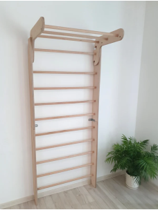 Wooden Stall Bars Adjustable pull up bar wall bars P210